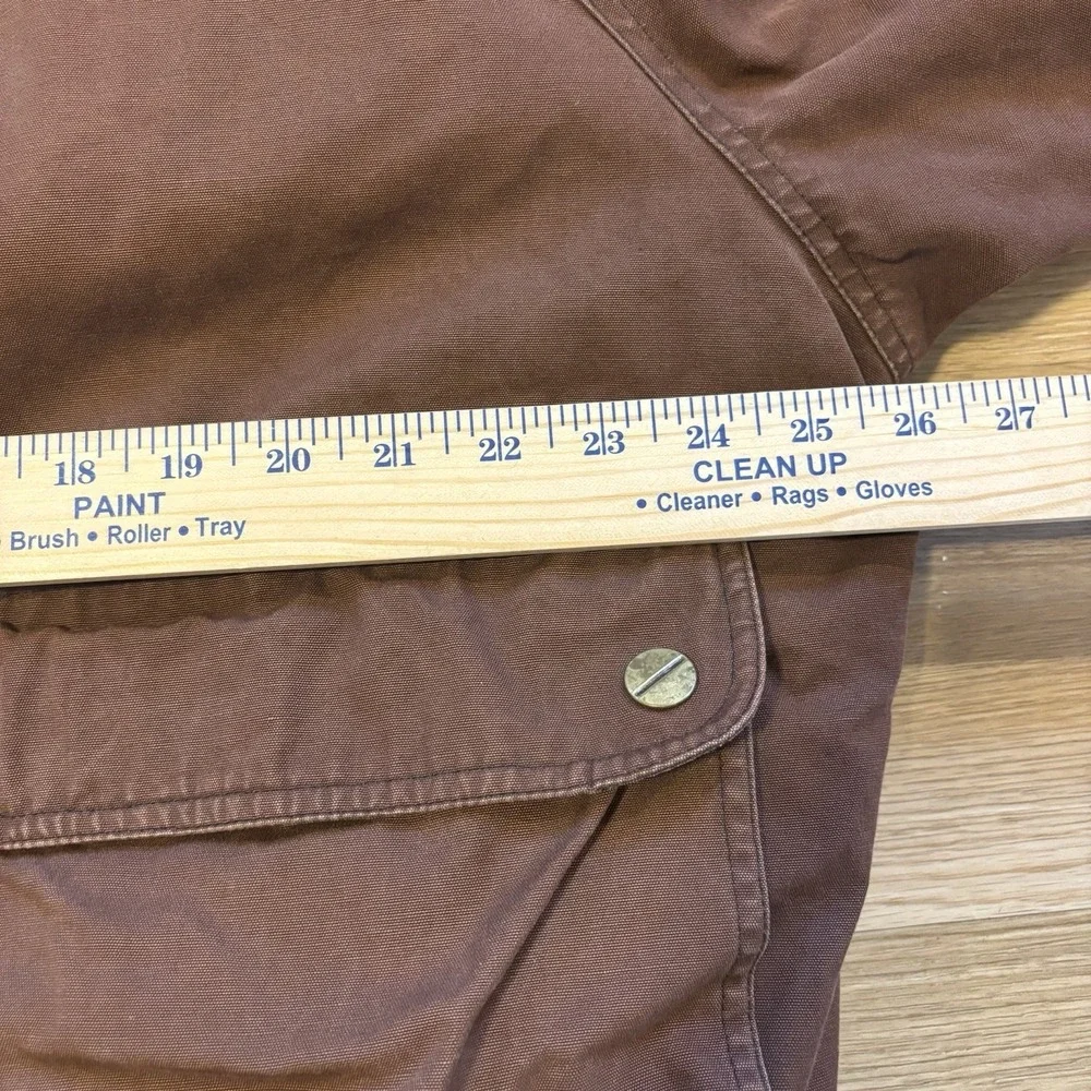Vintage Field And Stream Chore Coat Men's XL Barn Jacket Corduroy Collar Lining - Picture 14 of 16